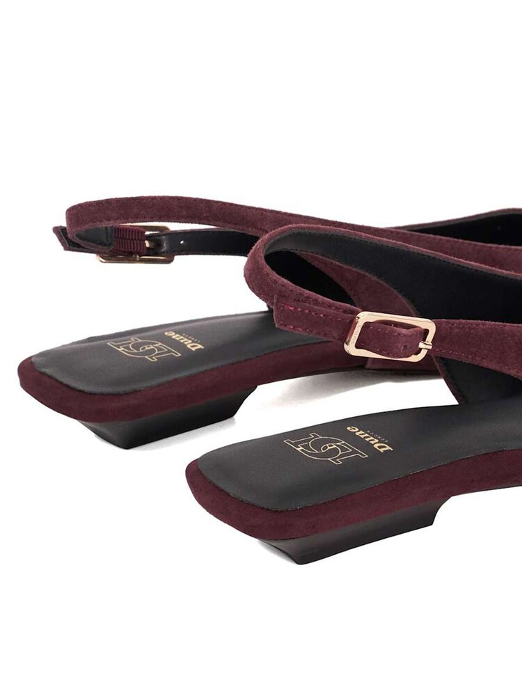 Dune London Purple Hostess Angle Heel Slingback Shoes - Image 6 of 6