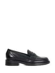 Dune London Black Giya Penny Loafers - Image 2 of 6