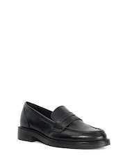 Dune London Black Giya Penny Loafers - Image 3 of 6