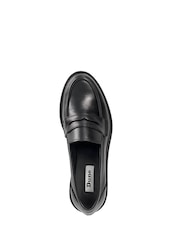 Dune London Black Giya Penny Loafers - Image 5 of 6