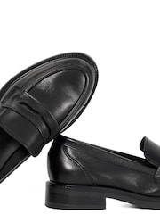 Dune London Black Giya Penny Loafers - Image 6 of 6