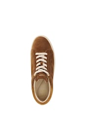 Dune London Brown Eden D Detail Flatform Trainers - Image 4 of 5