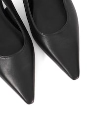 Negro - Dune London Hostess Angle Heel Slingback Shoes - Imagen 6 de 6
