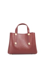Dune London Red Mini Dinkydorry 3 Part Tote Bag - Image 2 of 5