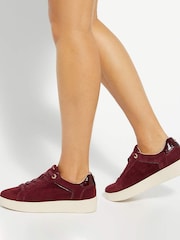 Rot - Dune London, Elli, Turnschuhe aus Material-Mix mit Cupsohle - Bild 1 von 6