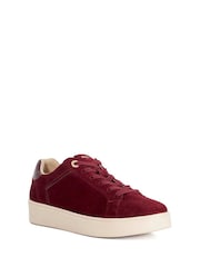 Rot - Dune London, Elli, Turnschuhe aus Material-Mix mit Cupsohle - Bild 3 von 6