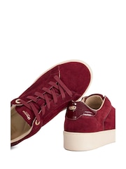 Rot - Dune London, Elli, Turnschuhe aus Material-Mix mit Cupsohle - Bild 6 von 6