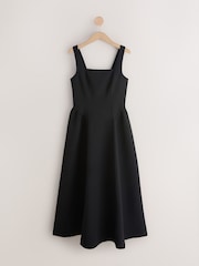 Black Occasion Cinched Waist Maxi Dress - Image 4 of 6