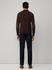 Hackett Lambswool Quarter Zip Jumper - Image 5 of 6
