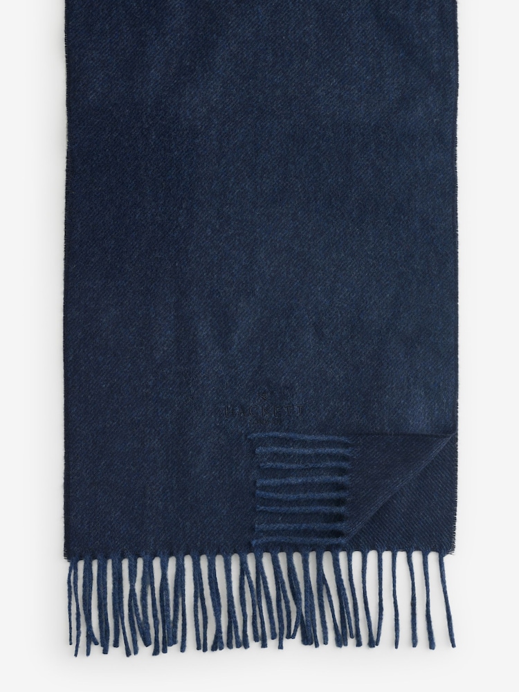 Hackett Cashmere Wool Twill Scarf - Image 1 of 1 Hackett Cashmere Wool Twill Scarf - Image 1 of 1
