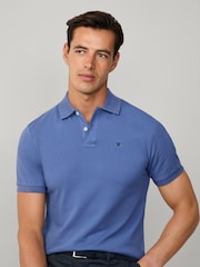 Hackett Embroidered Logo Pique Polo Shirt - Image 1 of 7