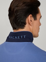 Hackett Embroidered Logo Pique Polo Shirt - Image 6 of 7