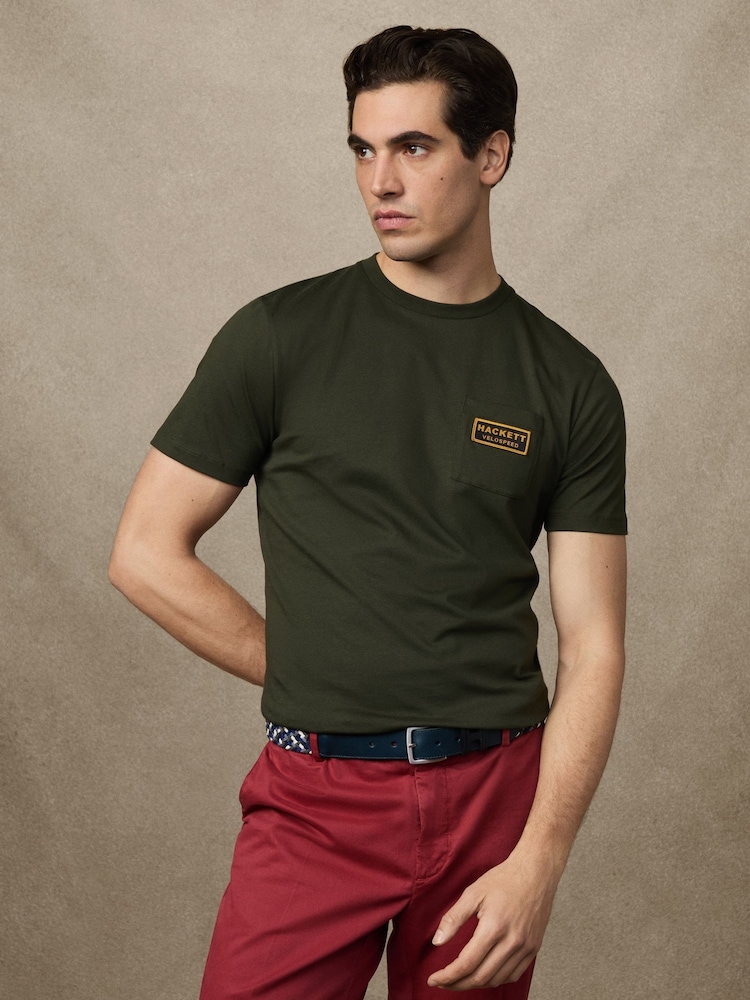 Hackett Heritage Velospeed Badge Logo T-Shirt - Image 1 of 6