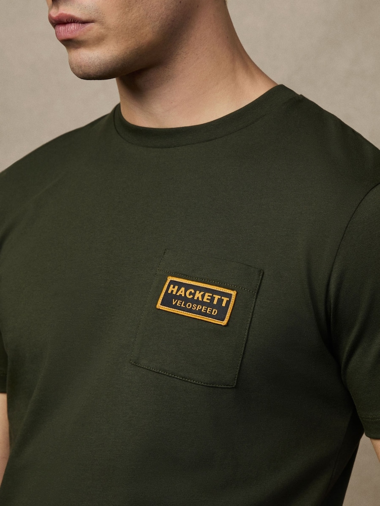 Hackett Heritage Velospeed Badge Logo T-Shirt - Image 2 of 6