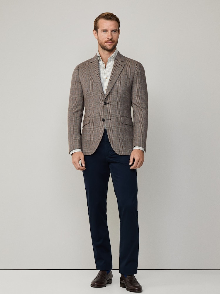 HackettCountry Check Brown Blazer - Image 7 of 7 HackettCountry Check Brown Blazer - Image 7 of 7