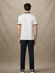 Hackett Heritage Crest Panel White Polo Shirt - Image 5 of 6