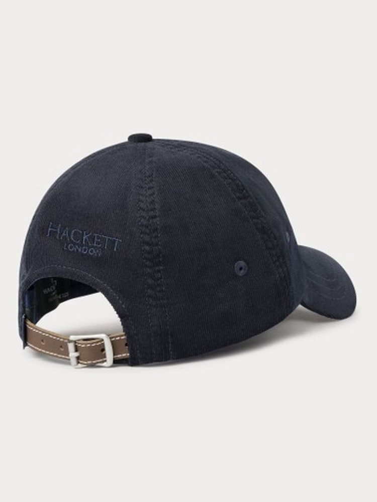 Hackett Blue Corduroy H Cap - Image 2 of 3 Hackett Blue Corduroy H Cap - Image 2 of 3
