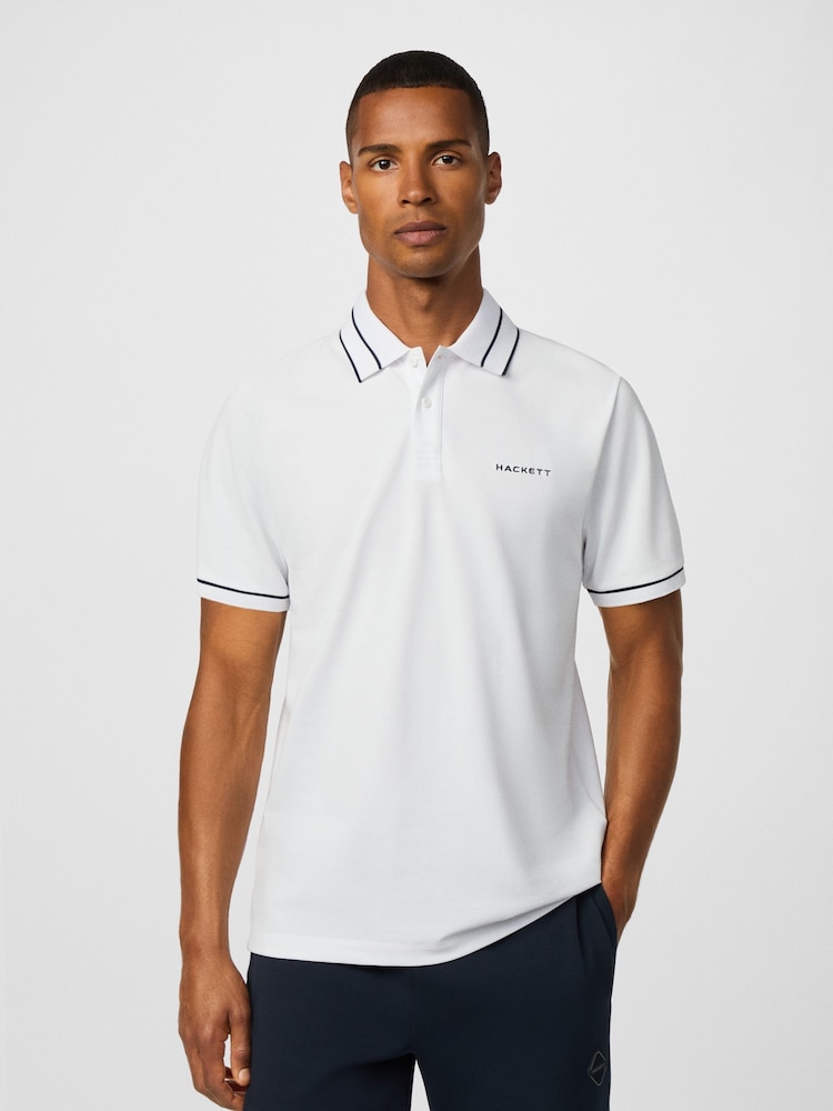 Hackett Golf Manor Tipped Polo Shirt - Image 2 of 6 Hackett Golf Manor Tipped Polo Shirt - Image 2 of 6