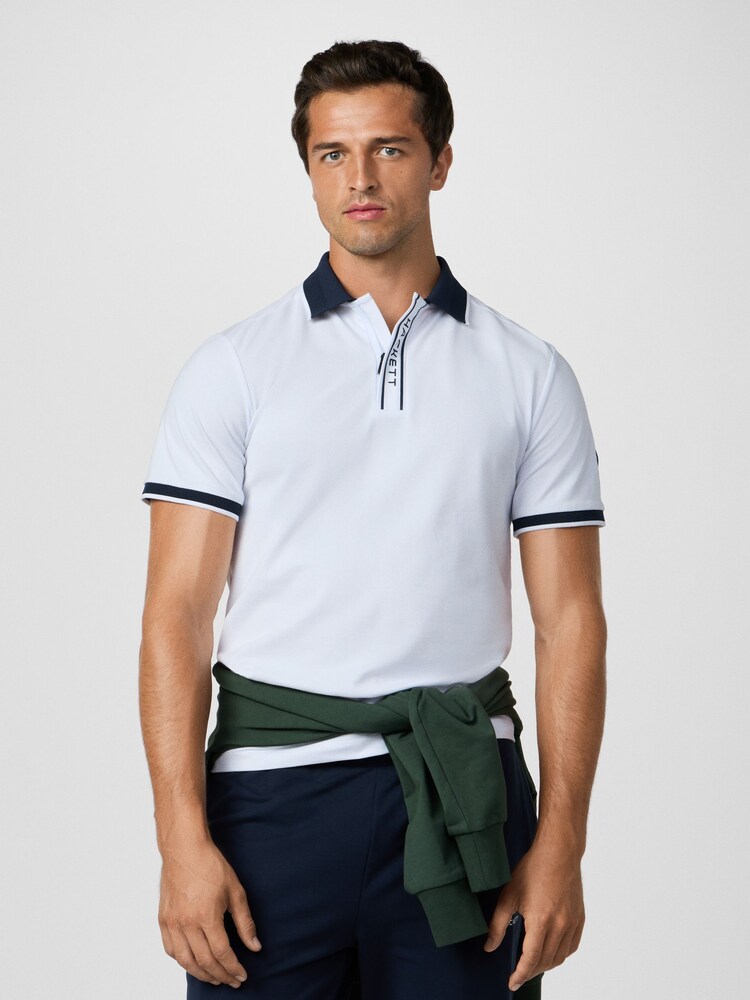 Hackett HS Golf Zip Placket Polo Shirt - Image 1 of 6