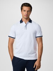 Hackett HS Golf Zip Placket Polo Shirt - Image 2 of 6