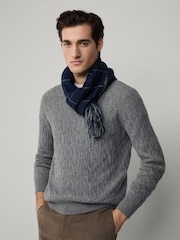 Hackett Lambswool Cable Crew Neck Jumper - Image 1 of 6