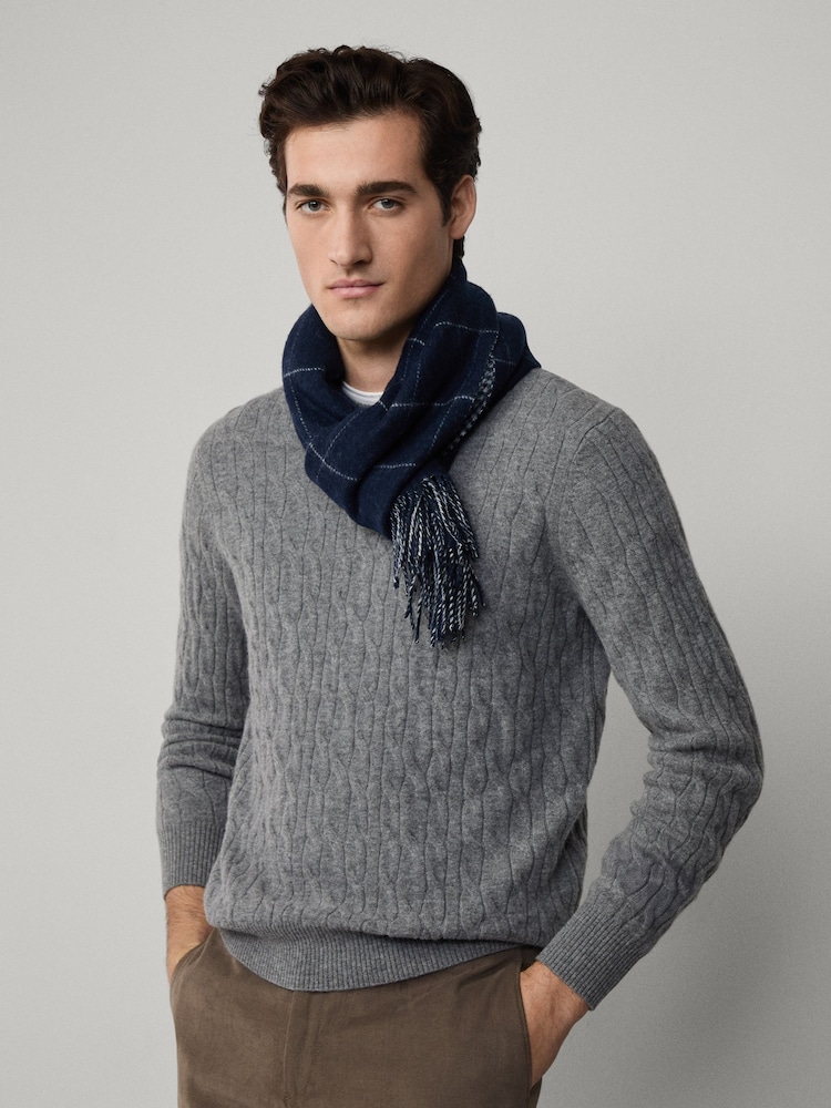 Hackett Lambswool Cable Crew Neck Jumper - Image 1 of 6