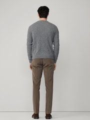 Hackett Lambswool Cable Crew Neck Jumper - Image 5 of 6