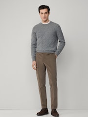 Hackett Lambswool Cable Crew Neck Jumper - Image 6 of 6