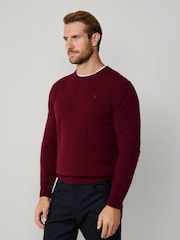 Hackett Lambswool Crew Neck Jumper - Image 4 of 6