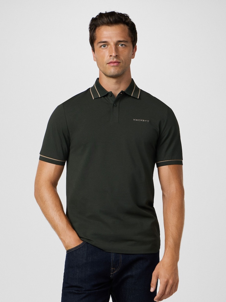 Hackett Golf Manor Tipped Polo Shirt - Image 1 of 7