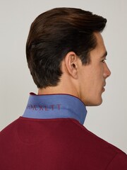Hackett Embroidered Logo Pique Polo Shirt - Image 3 of 6