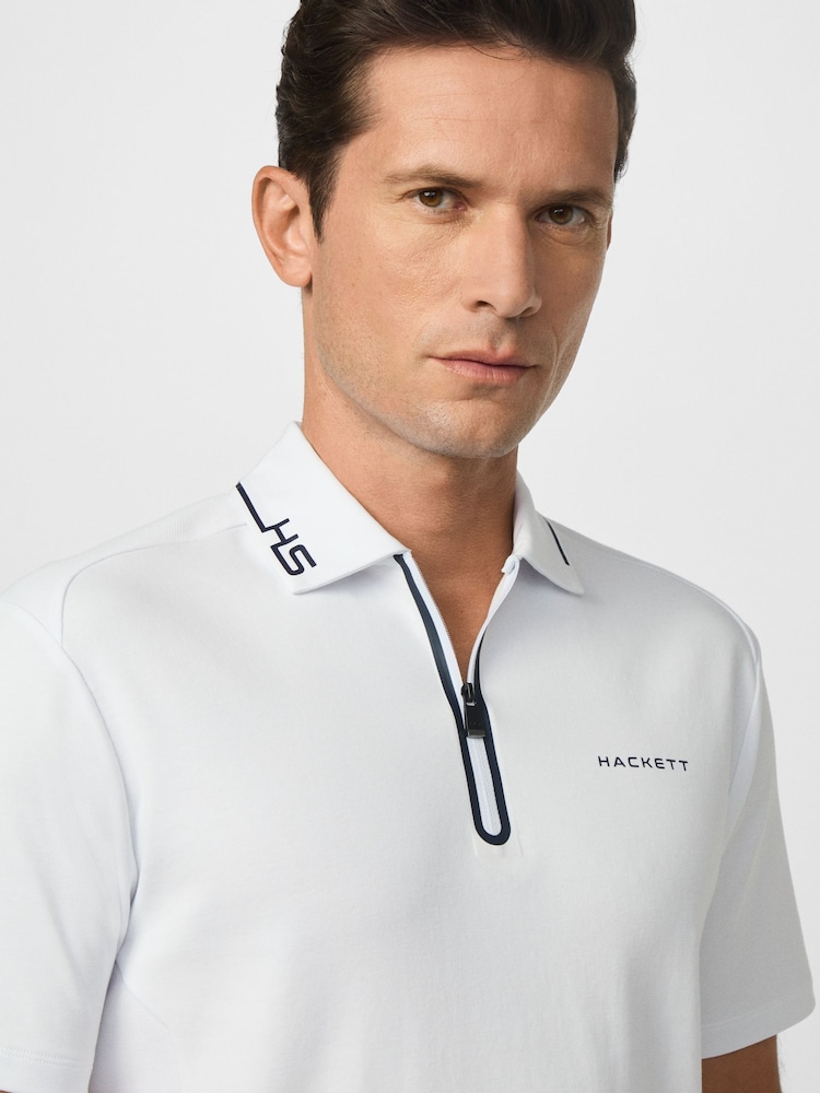 Hackett HS Golf Tech Zip Polo Shirt - Image 2 of 7