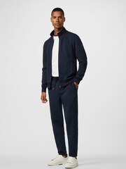 Hackett Blue Sport Jacquard Tipped Joggers - Image 1 of 7