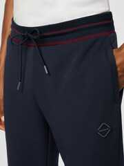 Hackett Blue Sport Jacquard Tipped Joggers - Image 3 of 7