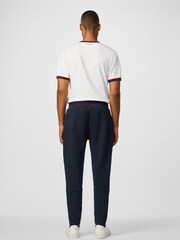 Hackett Blue Sport Jacquard Tipped Joggers - Image 4 of 7