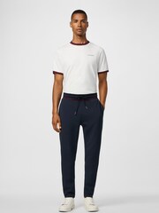 Hackett Blue Sport Jacquard Tipped Joggers - Image 6 of 7