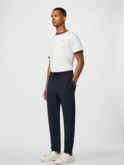 Hackett Blue Sport Jacquard Tipped Joggers - Image 7 of 7