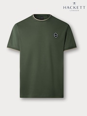 Hackett Sport Rubber Badge T-Shirt - Image 4 of 4