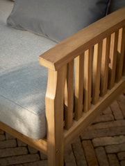 Cox & Cox Natural Taupe Ravenna Corner Set - Image 3 of 6