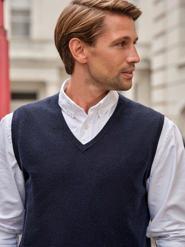 Pure Collection Cashmere Slipover Tank Top - Image 3 of 3