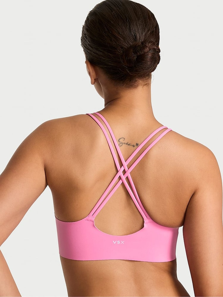Victoria's Secret Pink Sugar Elevate™ Strappy Comfort Low Impact Sports Bra - Image 2 of 3