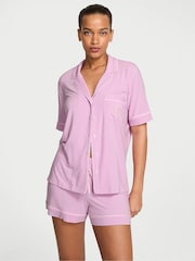 Victoria's Secret Bikini Pink Bow Modal Short Pyjamas Set - Image 1 of 2