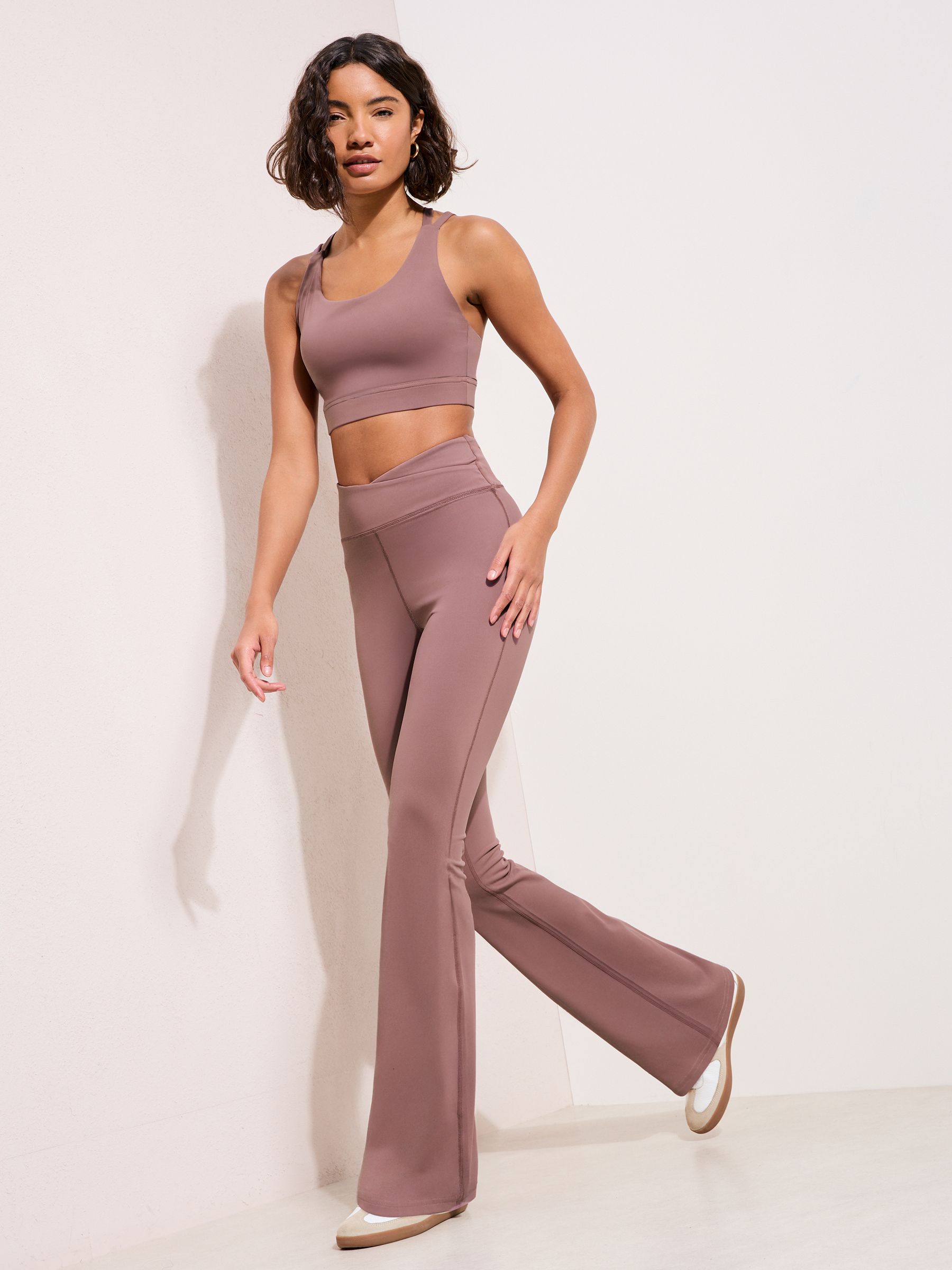 Buy Friends Like These Pink Studio Yoga Flare Leggings from Next USA