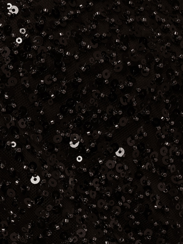 Adrianna by Adrianna Papell Mini Sequin Dress - Image 3 of 3 Adrianna by Adrianna Papell Mini Sequin Dress - Image 3 of 3