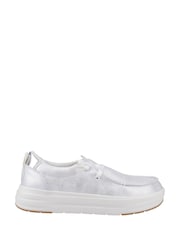 Heydude Wendy Nova Shimmer White Shoes - صورة 1 من 5