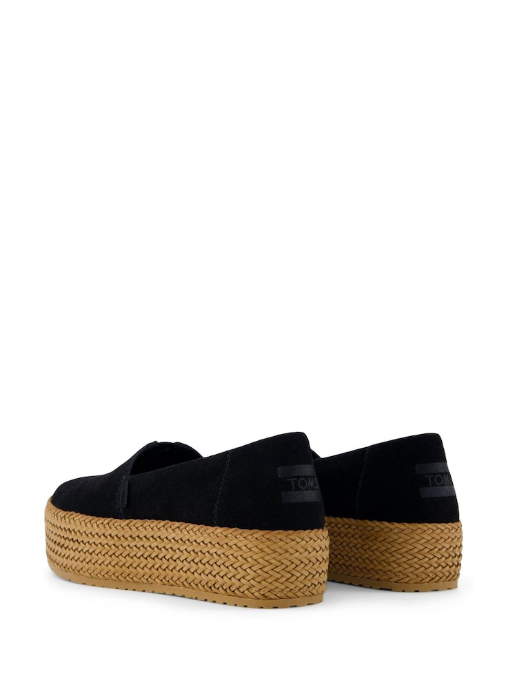 TOMS Valencia Black Espadrilles - Image 2 of 3 TOMS Valencia Black Espadrilles - Image 2 of 3