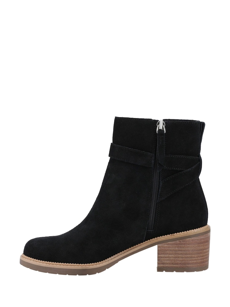 TOMS Hailey Buckle Ankle Black Boots - Image 2 of 5 TOMS Hailey Buckle Ankle Black Boots - Image 2 of 5