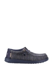 HEYDUDE Blue Wally Stretch Mesh Shoes - Image 2 of 4