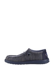 HEYDUDE Blue Wally Stretch Mesh Shoes - Image 3 of 4