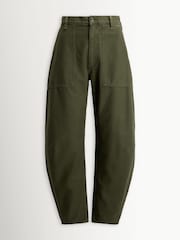 Polo Ralph Lauren Green Woven Tapered Trousers - Image 6 of 6